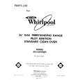 WHIRLPOOL SF5100SRW0 Catálogo de piezas