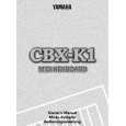 YAMAHA CBX-K1 Manual de Usuario