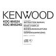 KENWOOD KDC-M4524G Manual de Usuario