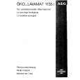AEG LAV1135IW Manual de Usuario