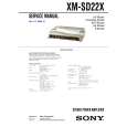 SONY XMSD22X Manual de Servicio
