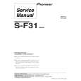 PIONEER S-F31/XDCN Manual de Servicio