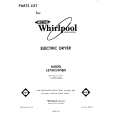 WHIRLPOOL LE7805XPW0 Catálogo de piezas