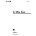 SONY MDS-M100 Manual de Usuario