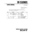 SONY XR-5509RDS Manual de Servicio