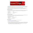 SONY SOUND FORGE 7.0 Manual de Usuario