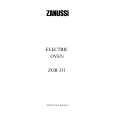 ZANUSSI ZOB331X Manual de Usuario