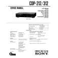 SONY CDP-212 Manual de Servicio