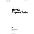 SONY FH-B510 Manual de Usuario