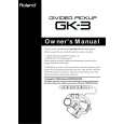 ROLAND GK-3 Manual de Usuario