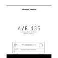 HARMAN KARDON AVR435 Manual de Usuario HARMAN KARDON AVR435 Manual de Usuario