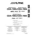 ALPINE CDA-7995 Manual de Usuario