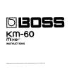 BOSS KM-60 Manual de Usuario
