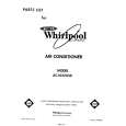 WHIRLPOOL AC1022XS0 Catálogo de piezas