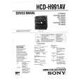 SONY MHC-991AV Manual de Servicio