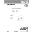 SONY DCC60 Manual de Servicio
