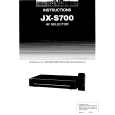 JVC JXS700 Manual de Usuario