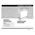 WHIRLPOOL DU4000XB0 Manual de Instalación