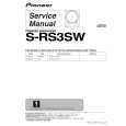 PIONEER S-RS3SW/LFXJ Manual de Servicio