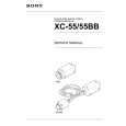 SONY XC-55 Manual de Servicio