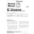 PIONEER S-A6800/XJI/EW Manual de Servicio