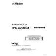 JVC PS-A2004D Manual de Usuario