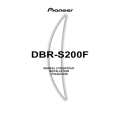 PIONEER DBR-S200F Manual de Usuario