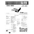 SONY SLF1E Manual de Servicio