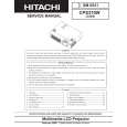 HITACHI CPS370W Manual de Servicio