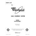 WHIRLPOOL LG4936XMW1 Catálogo de piezas