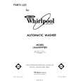 WHIRLPOOL LA6680XPW0 Catálogo de piezas