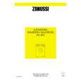 ZANUSSI FA605 Manual de Usuario