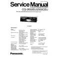 PANASONIC CQ-2500CEU Manual de Servicio