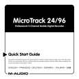 M-AUDIO MICROTRACK96 Guía de consulta rápida