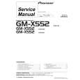 PIONEER GM-X552-3 Manual de Servicio