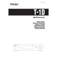 TEAC T1D Manual de Usuario