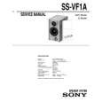 SONY SS-VF1A Manual de Servicio