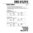 SONY XMS915 Manual de Servicio