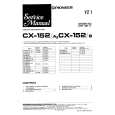 PIONEER CX152 Manual de Servicio