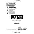 ONKYO EQ18 Manual de Usuario