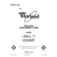 WHIRLPOOL MW840EXR0 Catálogo de piezas