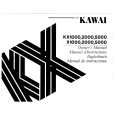 KAWAI KX2000 Manual de Usuario