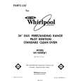 WHIRLPOOL SF5100SRW1 Catálogo de piezas