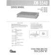 SONY XM5540 Manual de Servicio