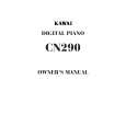 KAWAI CN290 Manual de Usuario