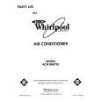 WHIRLPOOL ACH184XY0 Catálogo de piezas