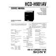 SONY MHC-901AV Manual de Servicio