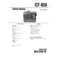 SONY ICFB50 Manual de Servicio