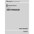 PIONEER DEH-P6050UB/XN/ES1 Manual de Usuario