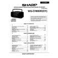 SHARP WQCH800H Manual de Servicio